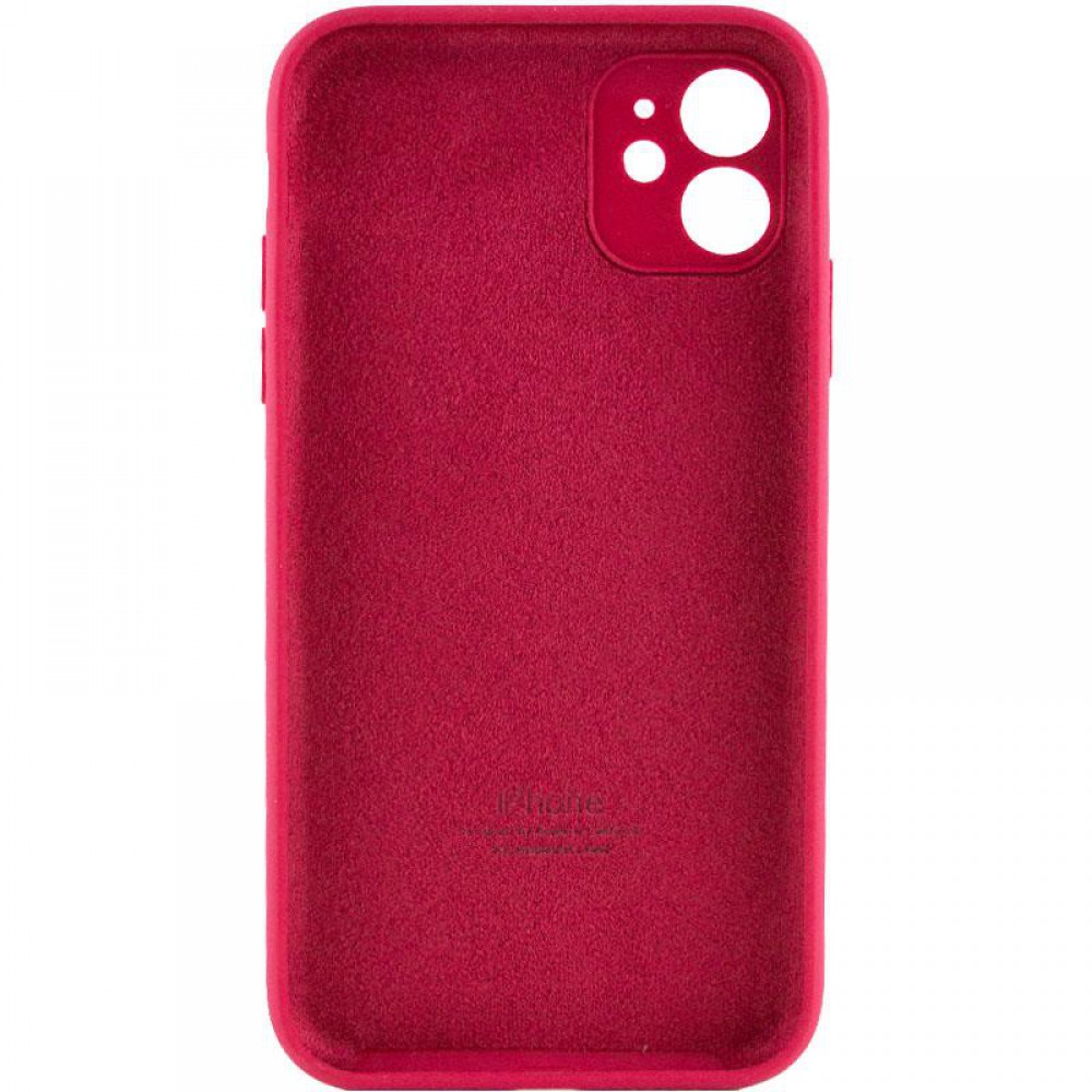 Чехол Silicone Case Full Camera Protective (AA) для Apple iPhone 12 (6.1")