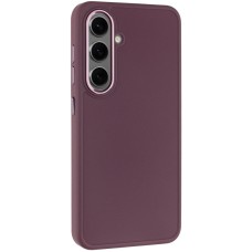 TPU чохол Bonbon Metal Style для Samsung Galaxy S23+ Бордовий / Plum