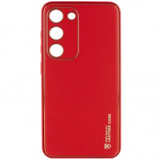 Шкіряний чохол Xshield для Samsung Galaxy S23 Червоний / Red