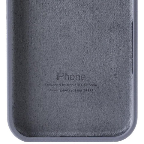 Чохол Silicone Case Full Protective (AA) для Apple iPhone 16e (6.1") Сірий / Lavender Gray