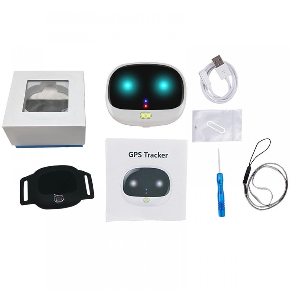 Трекер GPS для животных V43 Pet Tracker SIM (4GLTE+3GWCDMA+2GGSM) 500mAh