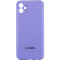 Чохол Silicone Cover Lakshmi Full Camera (AA) with logo для Samsung Galaxy A06 Бузковий / Dasheen