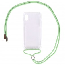 Чохол TPU Crossbody Transparent для Apple iPhone XS Max (6.5") М'ятний