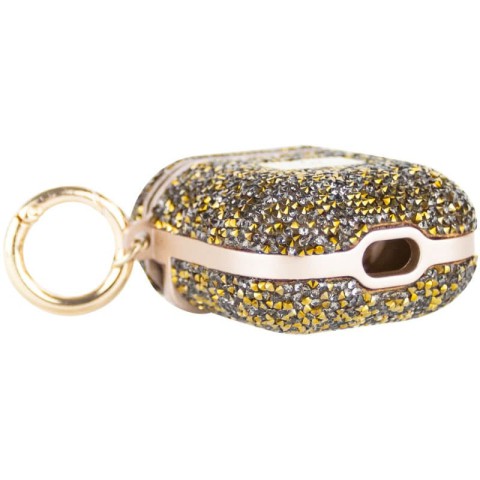 TPU чохол Bling World Rock Diamond для навушників AirPods 1/2 Золотий