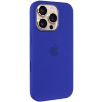Чохол Silicone case (AAA) with Magsafe and Animation (button) для Apple iPhone 16 Pro (6.3") Ultramarine