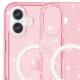 Чехол TPU Galaxy Sparkle (MagFit) для Apple iPhone 16 (6.1")