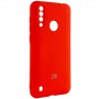 Чохол Silicone Cover My Color Full Camera (A) для ZTE Blade A7 Fingerprint (2020) Червоний / Red