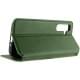 Шкіряний чохол-книжка GETMAN Cubic (PU) для Samsung Galaxy A57 5G Зелений
