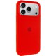 Чохол Silicone Case Full Protective (AA) для Apple iPhone 17 Pro (6.3") Червоний / Red