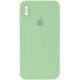 Чохол Silicone Case Square Full Camera Protective (AA) для Apple iPhone XS Max (6.5") М'ятний / Mint