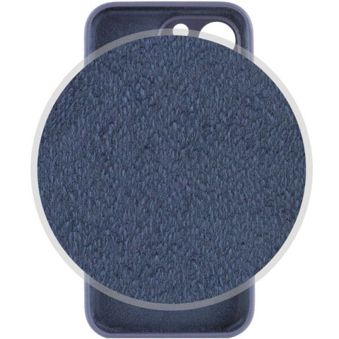 Чохол Silicone Case Full Camera Protective (AA) для Apple iPhone 13 Pro Max (6.7") Темно-синій / Midnight blue