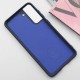Чохол Silicone Cover Lakshmi (AA) для Samsung Galaxy S21 Синій / Midnight Blue