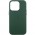 Шкіряний чохол Leather Case (AAA) with MagSafe and Animation для Apple iPhone 15 Pro (6.1") Green