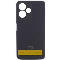Чохол Silicone Cover Lakshmi Full Camera (AA) with logo для Xiaomi Redmi Note 13 4G Чорний / Black