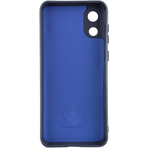 Чохол Silicone Cover Lakshmi Full Camera (A) для Samsung Galaxy A03 Core Синій / Midnight Blue