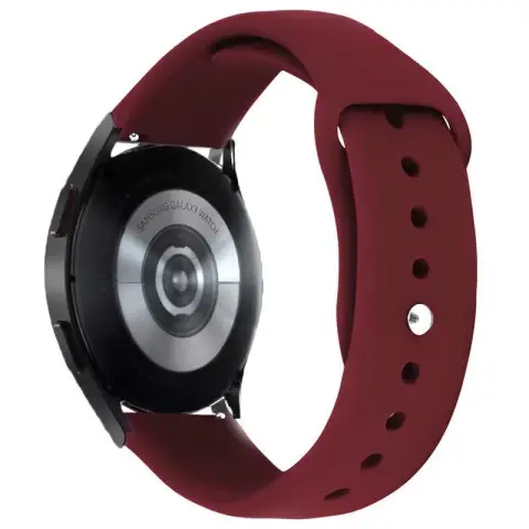 Силіконовий ремінець Sport для Smart Watch 20mm Бордовий / Maroon