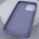 Шкіряний чохол Bonbon Leather Metal Style with MagSafe для Apple iPhone 11 Pro Max (6.5") Сірий / Lavender