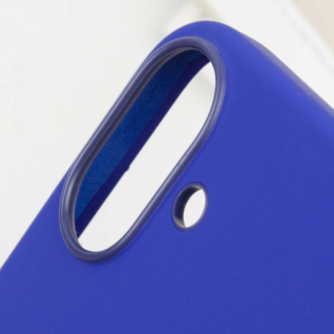 Чохол Silicone case (AAA) with Magsafe and Animation (button) для Apple iPhone 16 (6.1") Ultramarine