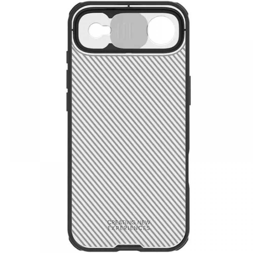 Карбонова накладка Nillkin CamShield Pro для Apple iPhone 17 Air (6.5") Transparent black