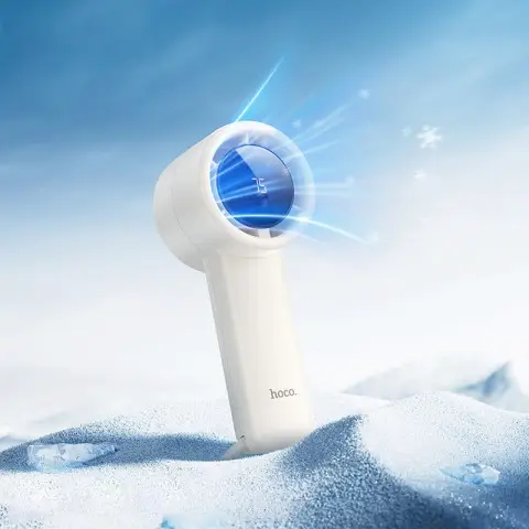 Портативный вентилятор Hoco HX63 Fashion high-speed handheld fan 2000 mAh