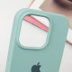 Чохол Silicone Case Full Protective (AA) для Apple iPhone 14 Pro (6.1") Бірюзовий / Beryl