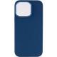TPU чохол Bonbon Metal Style для Apple iPhone 14 Pro (6.1") Синій / Cosmos blue