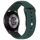 Силіконовий ремінець Sport для Smart Watch 20mm Зелений / Forest green