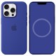Чохол Silicone case (AAA) with Magsafe and Animation (button) для Apple iPhone 16 Pro (6.3") Ultramarine