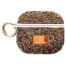 TPU чохол Bling World Rock Diamond для навушників AirPods 3 Золотий