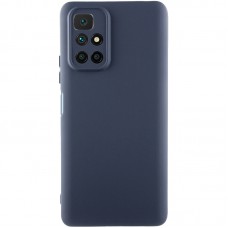 Чохол Silicone Cover Lakshmi Full Camera (AA) для Xiaomi Redmi 10 Синій / Midnight Blue