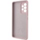 Чохол Silicone Cover Lakshmi Full Camera (AAA) для Samsung Galaxy A53 5G Рожевий / Pink Sand