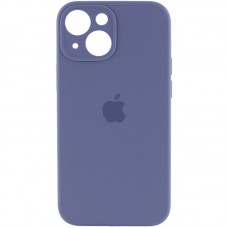 Чохол Silicone Case Full Camera Protective (AA) для Apple iPhone 14 (6.1") Сірий / Lavender Gray