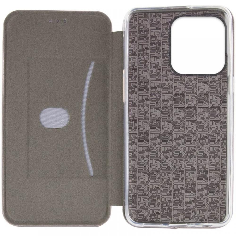 Шкіряний чохол-книжка Classy для Xiaomi Redmi Note 14 4G (Int. version) Сірий