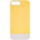 Чохол TPU+PC Bichromatic для Apple iPhone 7 plus / 8 plus (5.5") Creamy-yellow / White