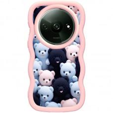 Чохол TPU Cloudy Pictures для Xiaomi Redmi A3 / Poco C61 4G Bears