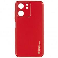 Шкіряний чохол Xshield для Xiaomi Redmi 13C / Poco C65 Червоний / Red