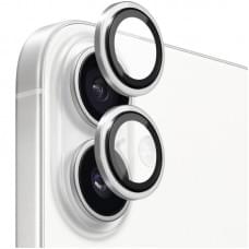 Захисне скло BlueO Metal на камеру для Apple iPhone 17 (6.3") Срібний / Silver