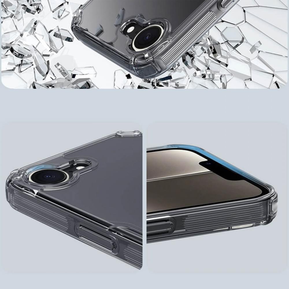 TPU чехол Nillkin Nature Pro Series для Apple iPhone 16e (6.1")