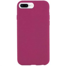 Чохол Silicone Case Full Protective (AA) NO LOGO для Apple iPhone 7 plus / 8 plus (5.5") Бордовий / Maroon