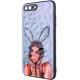 TPU+PC чохол Prisma Ladies для Apple iPhone 7 plus / 8 plus (5.5") Rabbit