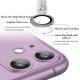 Захисне скло Metal Classic на камеру (у упак.) для Apple iPhone 12 / 12 mini / 11 Фіолетовий / Purple