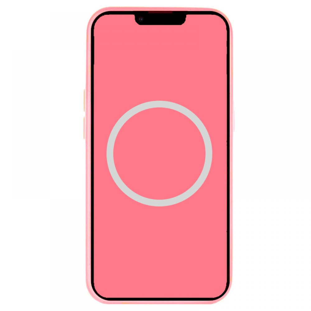 Чохол Silicone case (AAA) with Magsafe and Animation для Apple iPhone 15 Pro Max (6.7") Рожевий / Pink