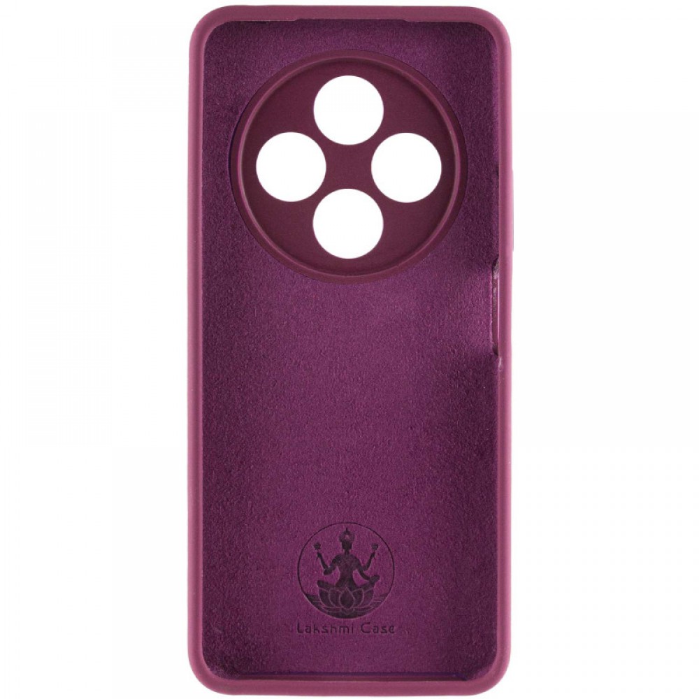 Чохол Silicone Cover Lakshmi Full Camera (AAA) для Xiaomi Redmi 14C / Poco C75 Бордовий / Plum