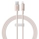 Дата кабель Baseus Habitat Series Fast Charging USB to Lightning 2.4A (2m) (P10360200) Wheat Pink