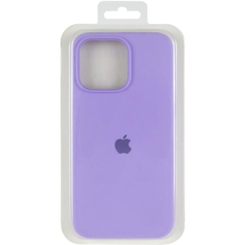 Чохол Silicone Case (AA) Logo with MagSafe для Apple iPhone 11 Pro (5.8") Бузковий / Dasheen