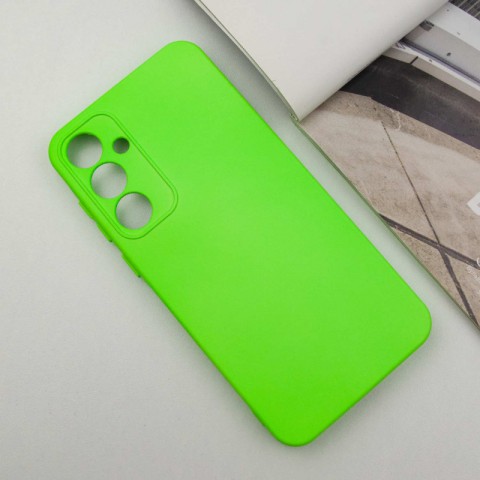 Чохол Silicone Cover Lakshmi Full Camera (A) для Samsung Galaxy S24+ Салатовий / Neon Green