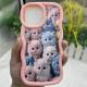 Чохол TPU Cloudy Pictures для Apple iPhone 16 Pro Max (6.9") Kittens
