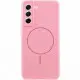 Чохол Silicone Cover Lakshmi Full Camera (AA) with MagFit для Samsung Galaxy S21 FE Рожевий / Light pink
