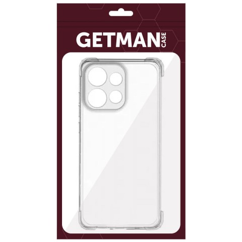 TPU чохол GETMAN Ease logo посилені кути Full Camera для Motorola Moto G15 4G Безбарвний (прозорий)