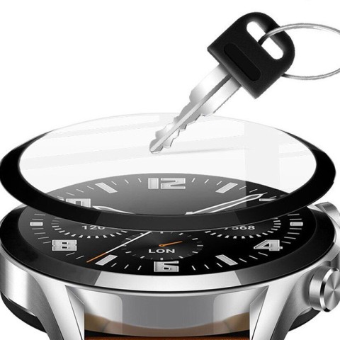 Полімерна плівка 3D (full glue) (тех.пак) для Samsung Galaxy Watch Ultra (2024-25) 47mm Чорний
